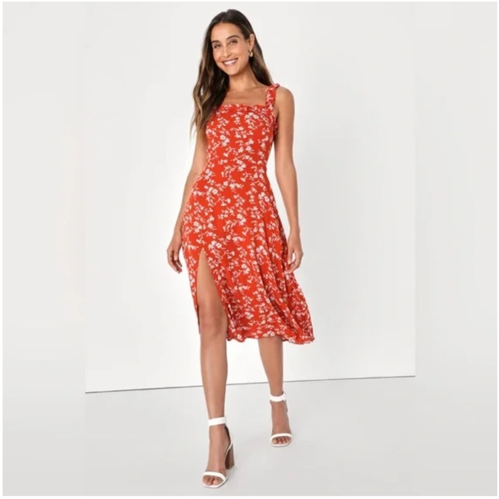Lulu’s Garden Date Floral Dress